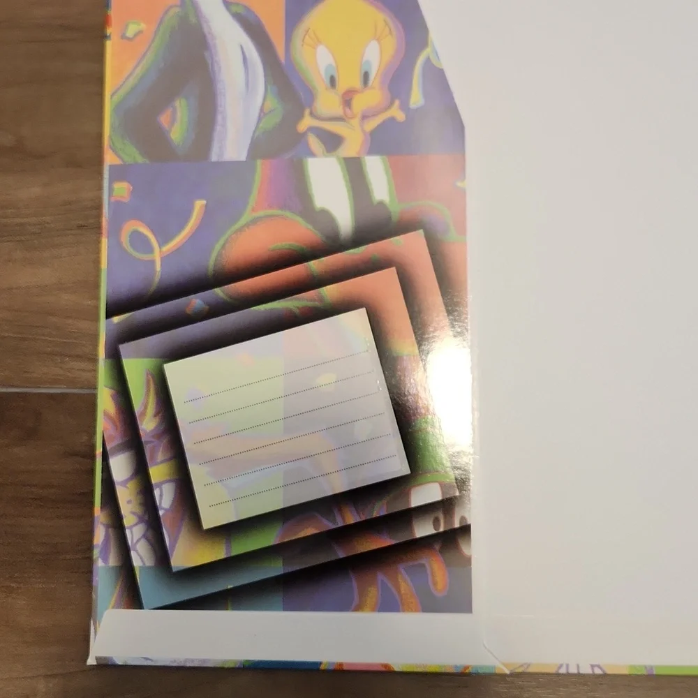 Vintage school folder Bugs Bunny Looney Tunes from 1999